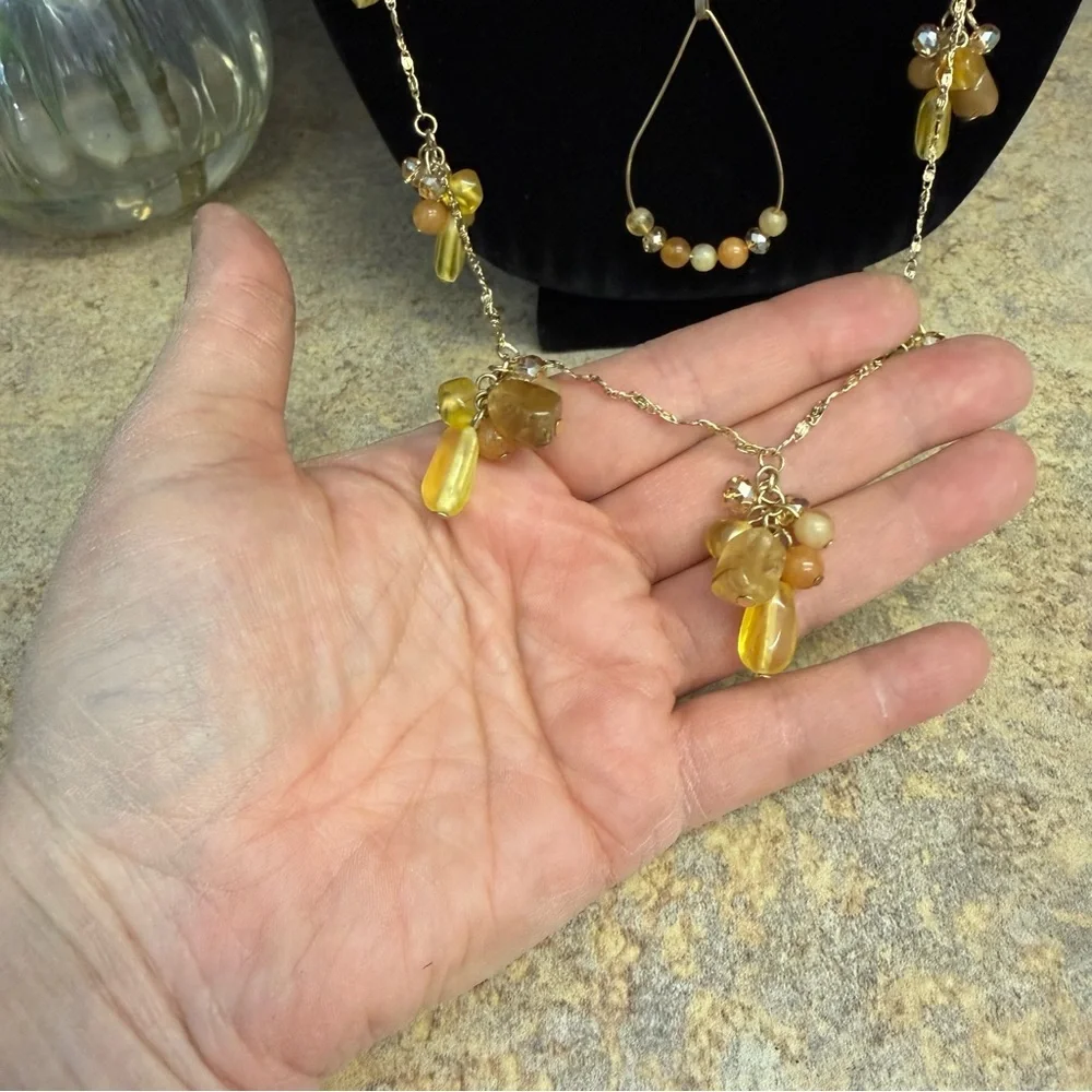 C1946 Double strand beaded necklace